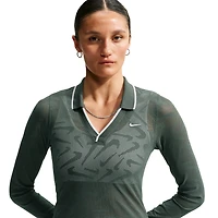 Nike Chll Knit LS Stitch Lace Top - Women's