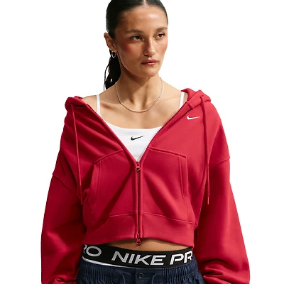 Nike Studio Fleece Mid-OS Crp FZ Hoodie - Women's