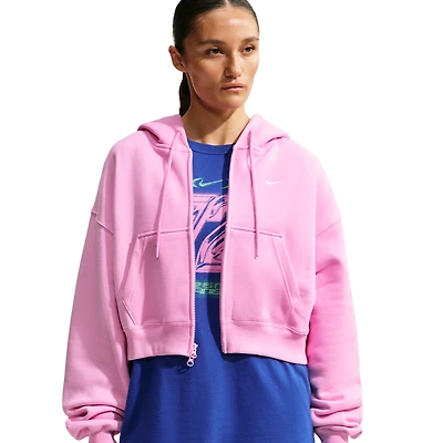 Nike Studio Fleece Mid-OS Crp FZ Hoodie - Women's