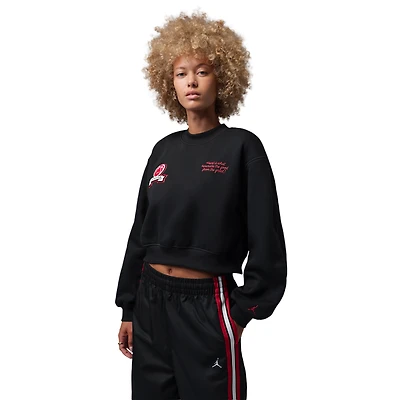Jordan Brooklyn Fleece FT Crop Crew GFX - Women's