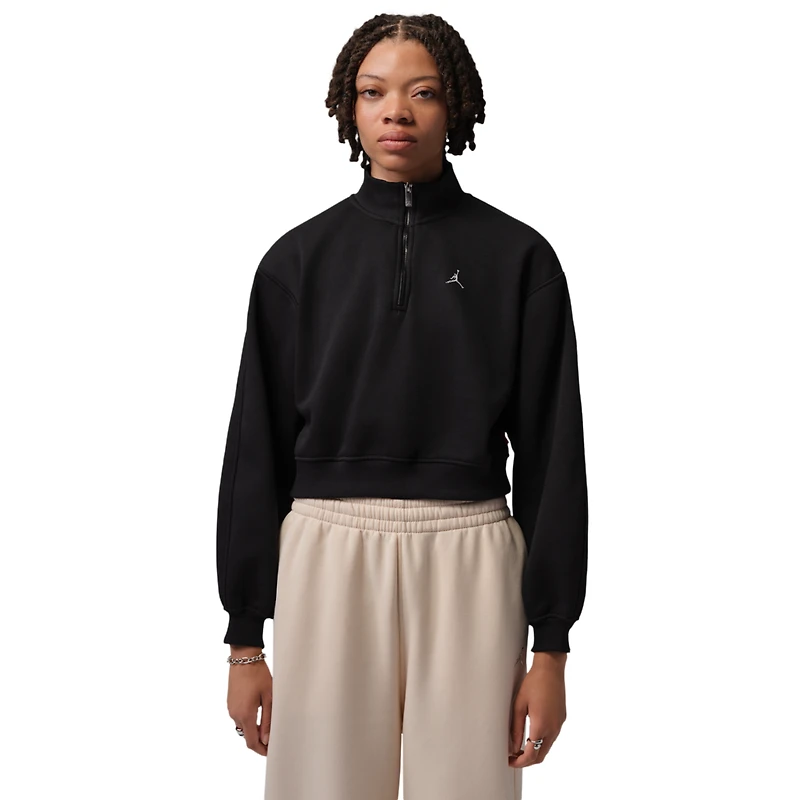 Jordan Brooklyn Fleece Md Crop Qz BB - Women's