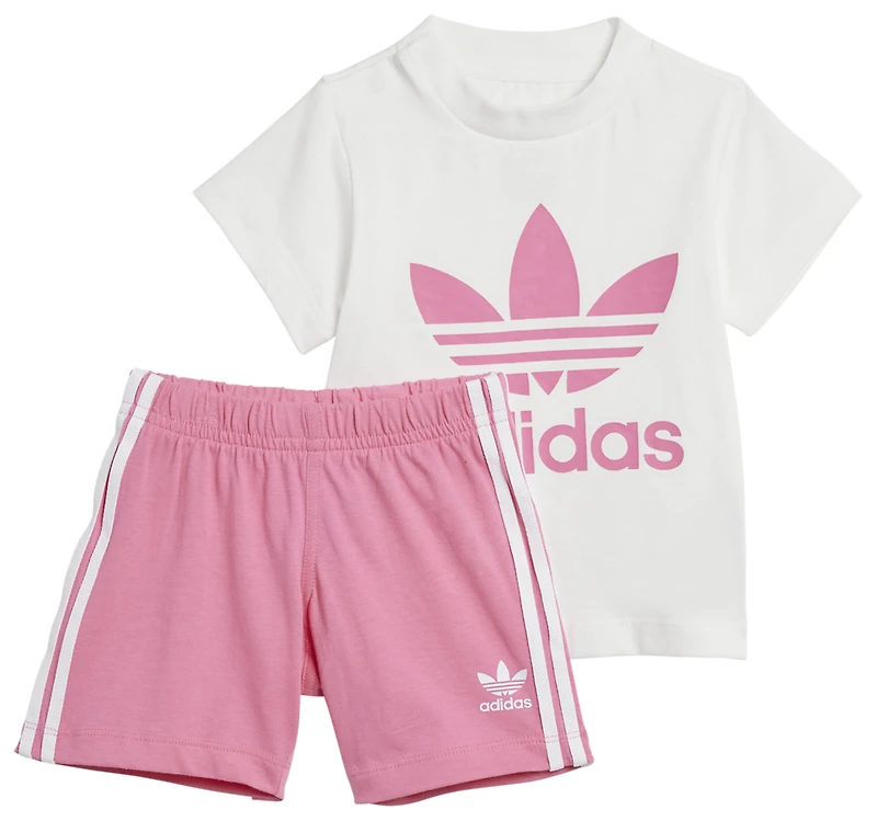 adidas Originals T-Shirt Short Set - Girls' Toddler