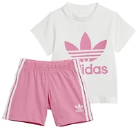 adidas Originals T-Shirt Short Set - Girls' Toddler