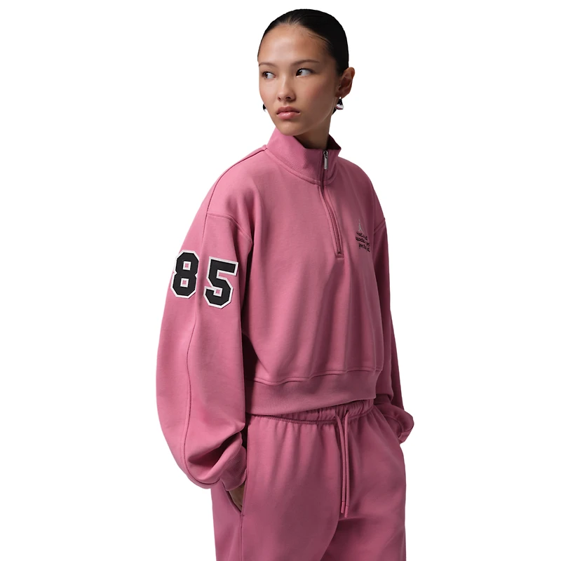 Jordan Brooklyn Fleece FT Qz GFX Crop - Women's