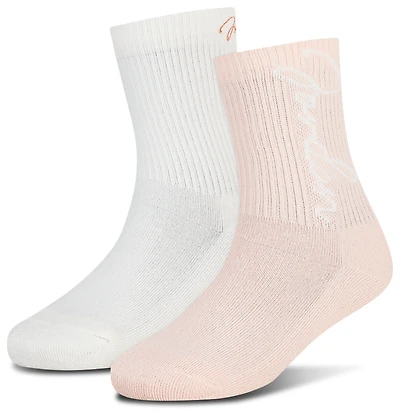 Jordan Bow Shorty 2-Pack Crew Socks - Girls' Grade School