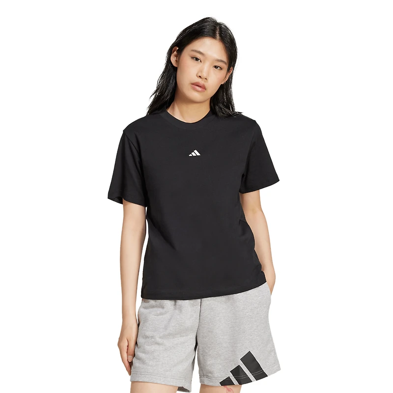 adidas Essentials Small Logo Cotton T-Shirt - Women's