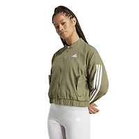 adidas Essentials 3Stripe Lifestyle Woven Bomber Jacket - Women's