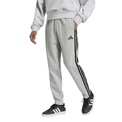 adidas Essentials 3-Stripes Fleece Open Hem Pants - Men's