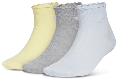 adidas Originals Ruffle Quarter Socks 3-Pack - Adult