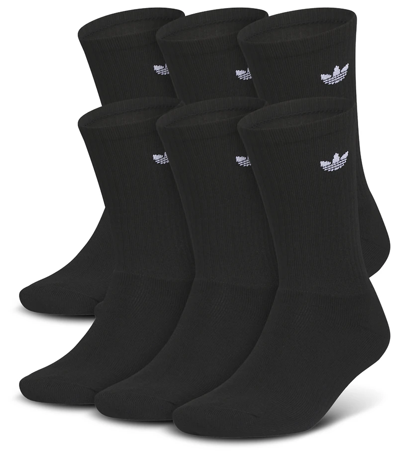 adidas Originals Trefoil 6 Pack Crew Socks - Adult