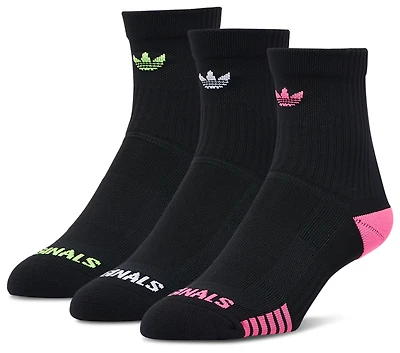 adidas Originals Trefoil 3 Pack Tech Quarter Socks - Men's