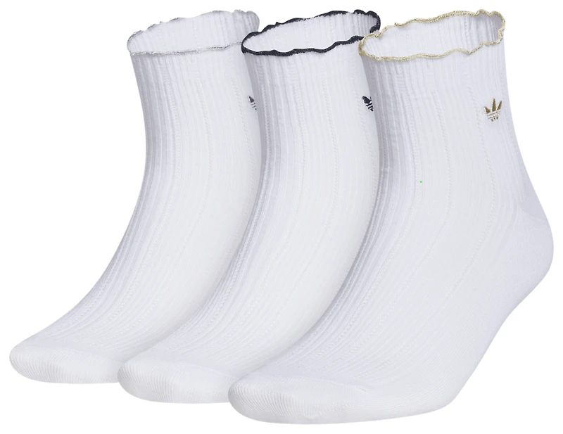 adidas Ruffle Quarter 3pk - Women's