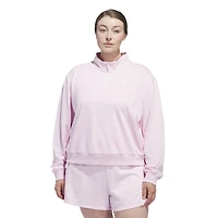 adidas Essentials Small Logo Qtr Zip Sweatshirt (PS) - Women's