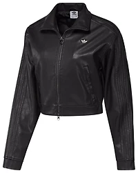 adidas Firebird Crop F/Z Leather Track Top - Women's