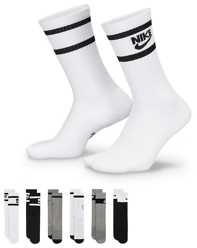 Nike GFX 6 Pack Crew Socks - Adult