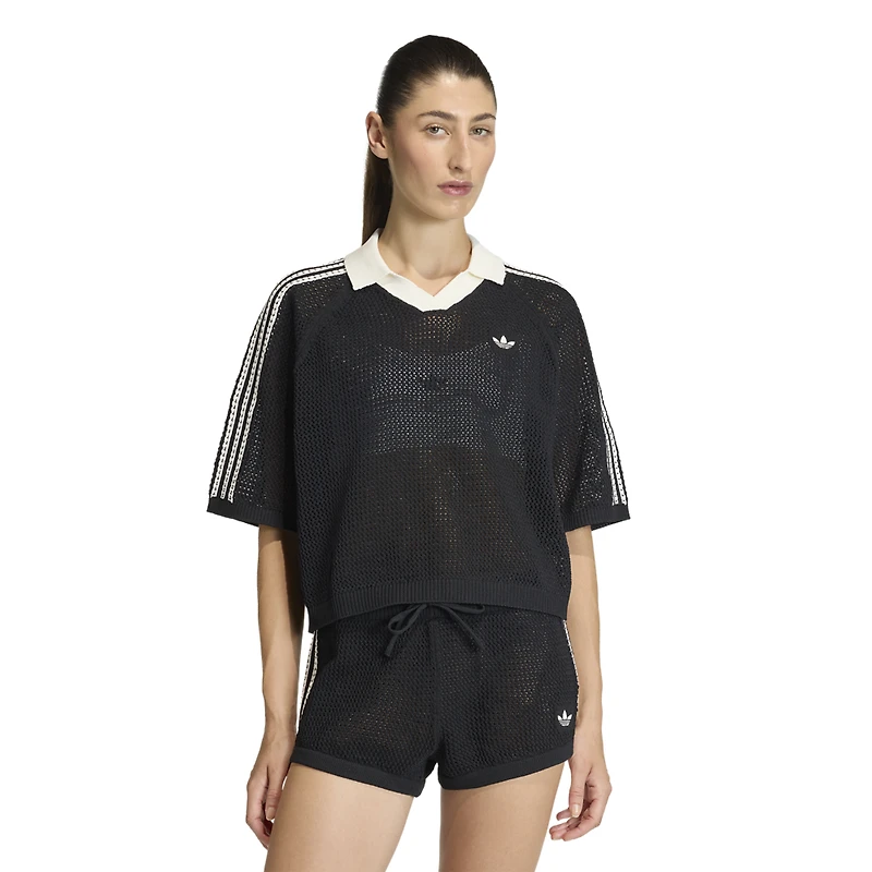 adidas Crochet Polo - Women's
