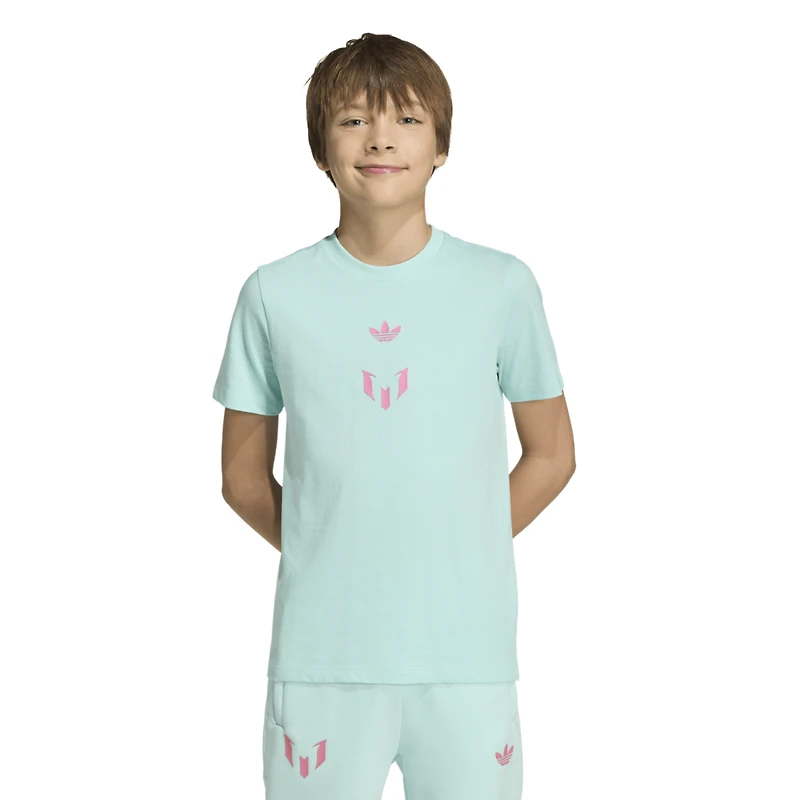 adidas Messi Soccer T-Shirt - Boys' Grade School