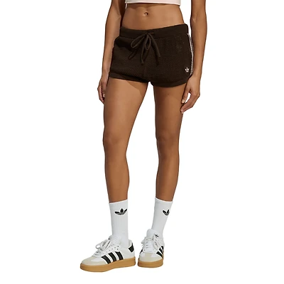 adidas Originals Knitted Crochet Shorts - Women's