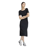 adidas Kit Small Logo Rib Dress - Women's