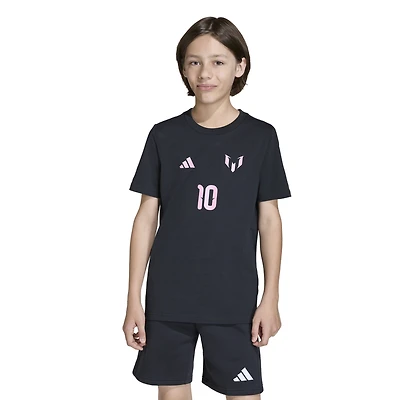 adidas Messi Name & Number Graphic Soccer T-Shirt - Boys' Grade School