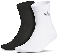 adidas Originals Rhinestone 2 Pack HI Quarter Socks - Women's