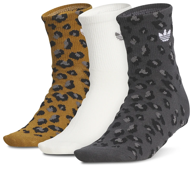 adidas Originals Leopard 3 Pack Quarter Socks - Youth