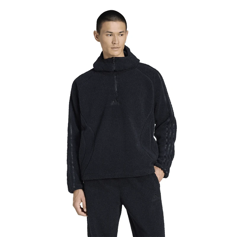 adidas Borg Fleece Quarter-Zip Hoodie - Men's