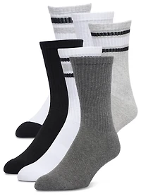LCKR Basic Striped Crew 6 Pack - Youth