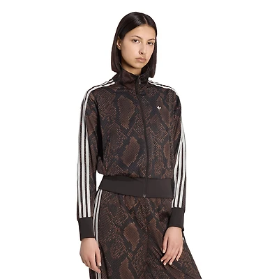 adidas Originals Firebird Snake Print Satin Jacket - Women's