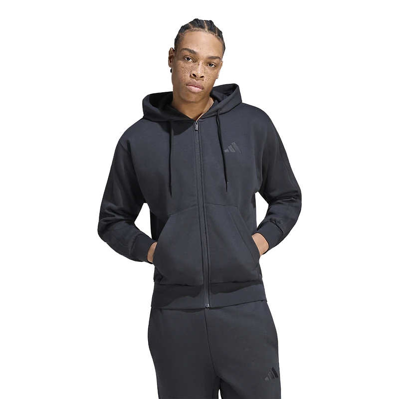 adidas Essentials 3-Stripes Fleece Hoodie - Men's