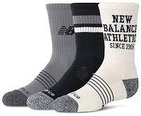 New Balance 3 Pack Lifestyle Varsity Crew Socks - Boys' Grade School