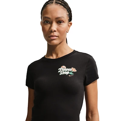 Nike Flower Shop Midcrop Tee - Women's