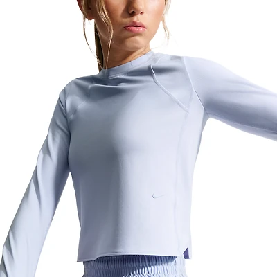 Nike Mavn DriFit Ribbed Ls Top - Girls' Grade School