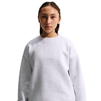 Nike NSW Studio Fleece OS Crew LBR - Girls' Grade School