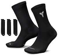 Nike Kobe Bryant Everyday Elevated Crew Sock 3 Pack - Adult