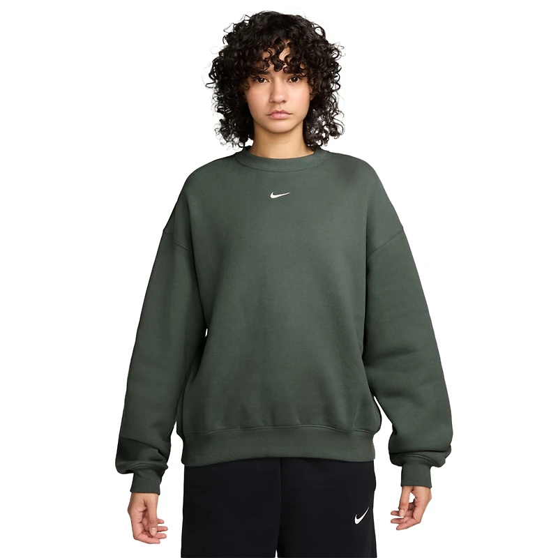 Nike Studio Oversized Fleece Crew - Women's