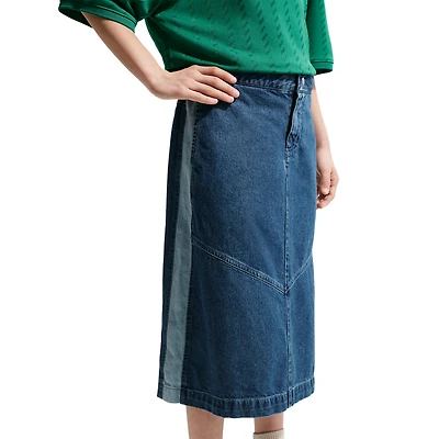 Nike NSW CLN Denim Mini Skirt - Girls' Grade School