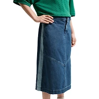 Nike NSW CLN Denim Mini Skirt - Girls' Grade School