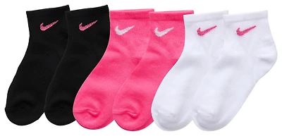 Nike Metallic Crew Socks 6 Pack - Girls' Preschool