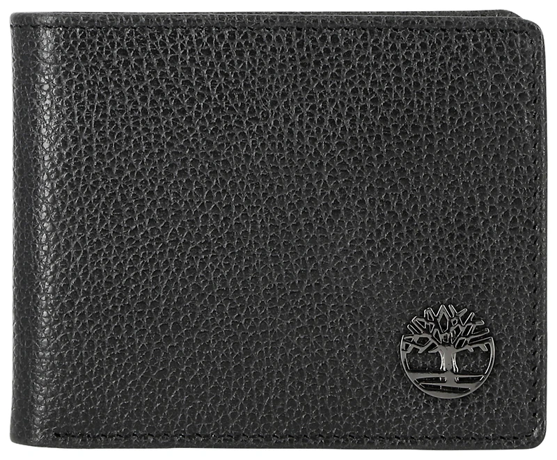 Timberland Metal Tree Logo Passcase Wallet - Men's