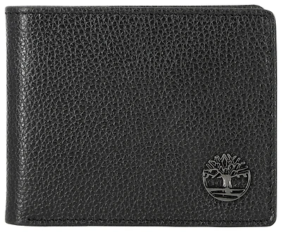 Timberland Metal Tree Logo Passcase Wallet - Men's