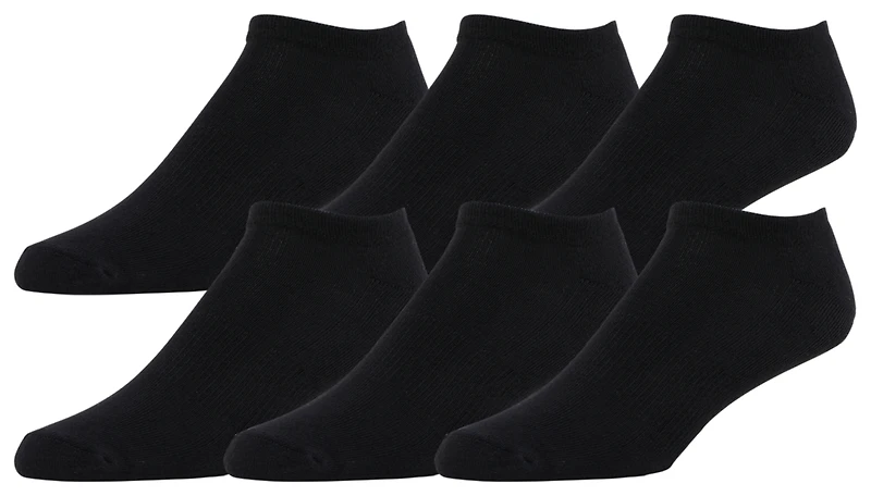 LCKR 6-Pack Athletic Half Cushion No Show - Men's