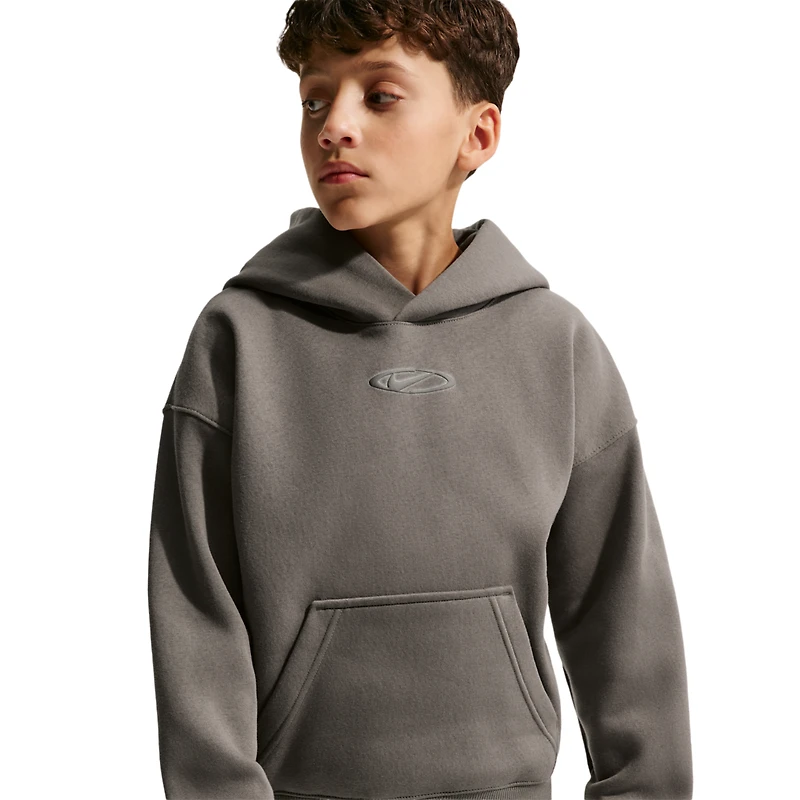Nike NSW Club Fleece OS Hoodie - Boys' Grade School