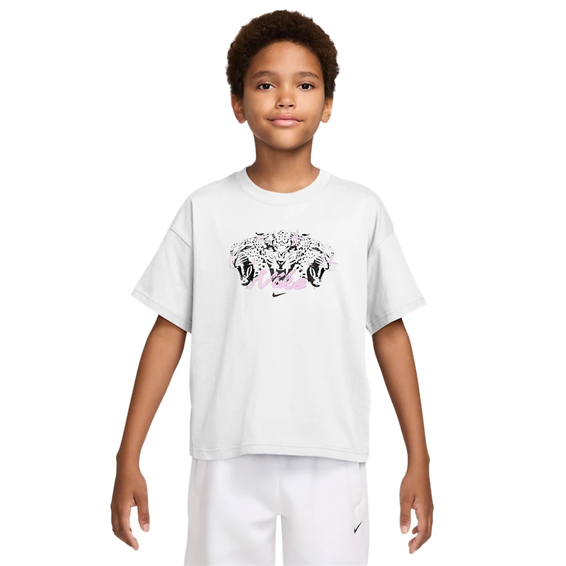 Nike Boxy Leopard T-Shirt - Girls' Grade School