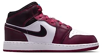 Jordan AJ 1 Mid - Girls' Grade School