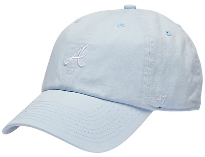 47 Brand Braves Base Runner Ballpark Clean Up Cap - Men's
