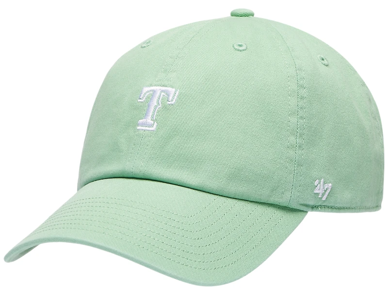 47 Brand Rangers Base Runner Ballpark Clean Up Cap - Men's