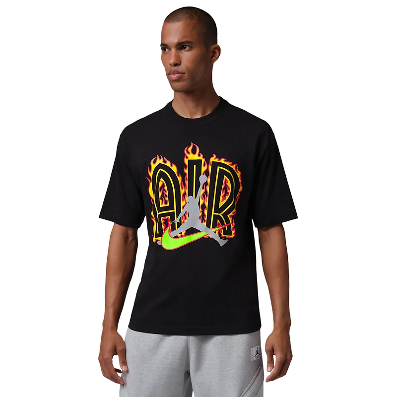 Jordan Air Scrpt Gfx Ss Crew - Men's
