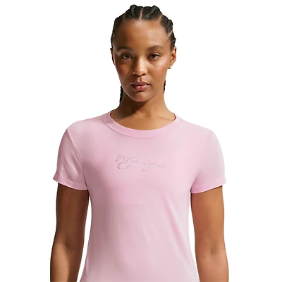 Nike NSW Chill Knit Mid Crop Bling - Women's