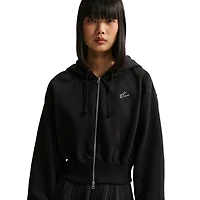 Nike NSW Phoenix Fleece Bling Crop Full-Zip Hoodie - Women's